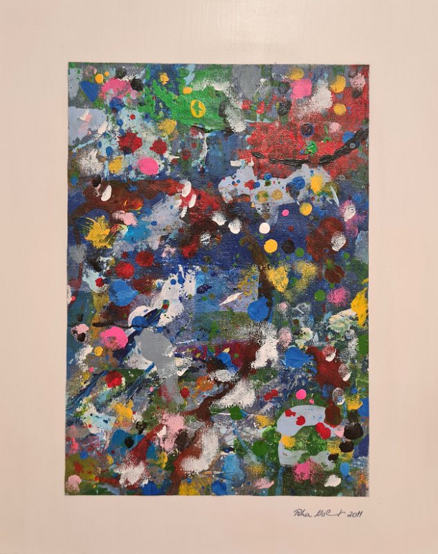 Bunt 2011 37x29,5 Acryl auf LW € 190